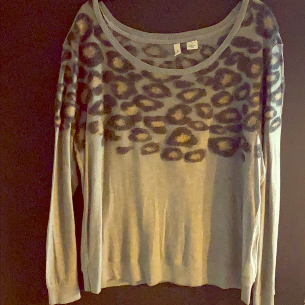 L/S Moth for Anthropologie animal-intarsia sweater